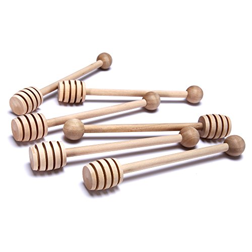 Dealglad® 50Pcs Portable Mini Wooden Jam Honey Dipper Stirring Rod Honey Muddler Stick Spoons Dealglad® 50Pcs Portable Mini Wooden Jam Honey Dipper Stirring Rod Honey Muddler Stick Spoons