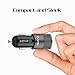 Czznn Car Charger Quick Charge 2.0 Dual USB Car Adapter Smart Charging for Samsung Galaxy Note with 3Ft Micro USB Android Cable