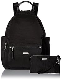 Baggallini New Classic "Heritage" Mochila para todo el día con pulsera para teléfono RFID), ADB334