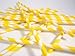 Paper Straws Box of 144 Yellow