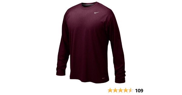 Nike Maroon Legend Long Sleeve 