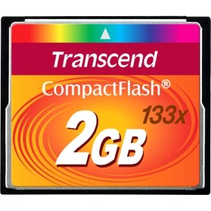 Transcend 2 GB 133x CompactFlash Memory Card TS2GCF133
