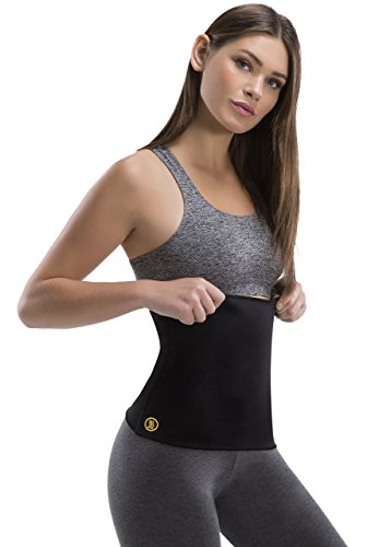 Hot Shapers Thermal Hot Belt for Women – Slimming Workout Enhancer Activewear (Black, Small) - Thumbnail 4