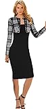 Babyonline Office OL Wear to Work Long Sleeve Bodycon Casual Party Pencil Dress