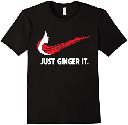 Mens Just Ginger It For Redhead Girl Large Black