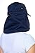 Top Level Fishing Sun Cap - Ear Neck Flap Hat, Navy