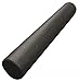 LuxFit High Density Foam Roller 6x36 Inch Extra Firm Round Exercise Roller Black