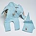 Foryora Newborn Photography Props Outfits - 2Pcs Handmade Set Baby Boy Girl (Blue)