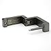 Stainless Steel Square Shape Hoop Huggie Mens Earrings Brush Gunmetal 12mm