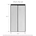 Lebefe Hands-Free Mesh Magnetic Screen Door With Strong Magnets 34”W x82”H (Fits Doors Up To 32