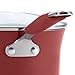 Rachael Ray Cucina Nonstick Butter Warmer, Hard Porcelain Enamel Aluminum, 0.75-Quart, Cranberry Red