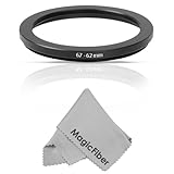 Goja 67-62MM Step-Down Adapter Ring (67MM Lens to 62MM Accessory) + Premium MagicFiber Microfiber Cleaning Cloth