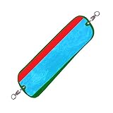 Pro-Troll Fishing Products HotChip 11 Flasher with EChip, Moonbeam on Green Red Stripe