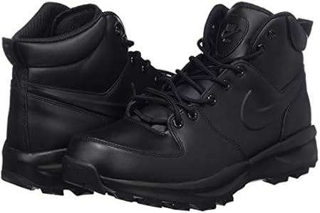 nike men's manoa leather boot black