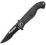 Smith & Wesson Special Tactical CKTACBSD Liner Lock Folding Knife Partially Serrated Drop Point Blade