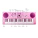 M SANMERSEN Piano Keyboard for Girls, Keyboar Piano 37 Keys Multifunction Portable Piano Electronic Keyboard Music Instrument for Kids 2-6 Year Old Girl Toys Girls Gifts Age 2-6 for Girls(Pink)