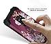 Hocase Galaxy S9 Case, Heavy Duty Shockproof Protection Soft Silicone Rubber+Hard Plastic Hybrid Dual Layer Protective Case for Samsung Galaxy S9 (SM-G960U) 2018 - Burgundy Flowers