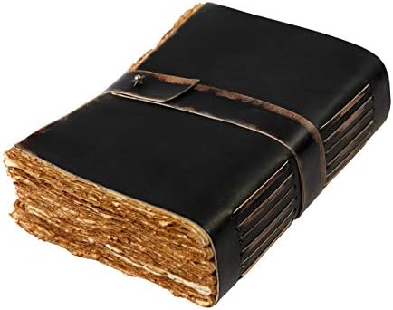Art Supplies Art Teacher Gifts Art Gifts For Women Kids Girls Boys Poetry Songwriting Calligraphy Art Journaling Bible Large Leather Journal For Women Men Sketch Book 11 5 X8 288 Vintage Deckle Paper A4 Red Black