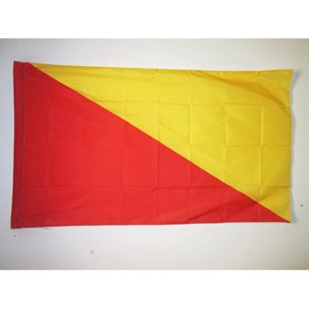 AZ FLAG - Palermo Flag - 2x3 Ft - Palermo Banner with Sleeve - 100% Polyester - Fade Resistant - Vivid Colors - 2' x 3' Feet - 90x60 Cm