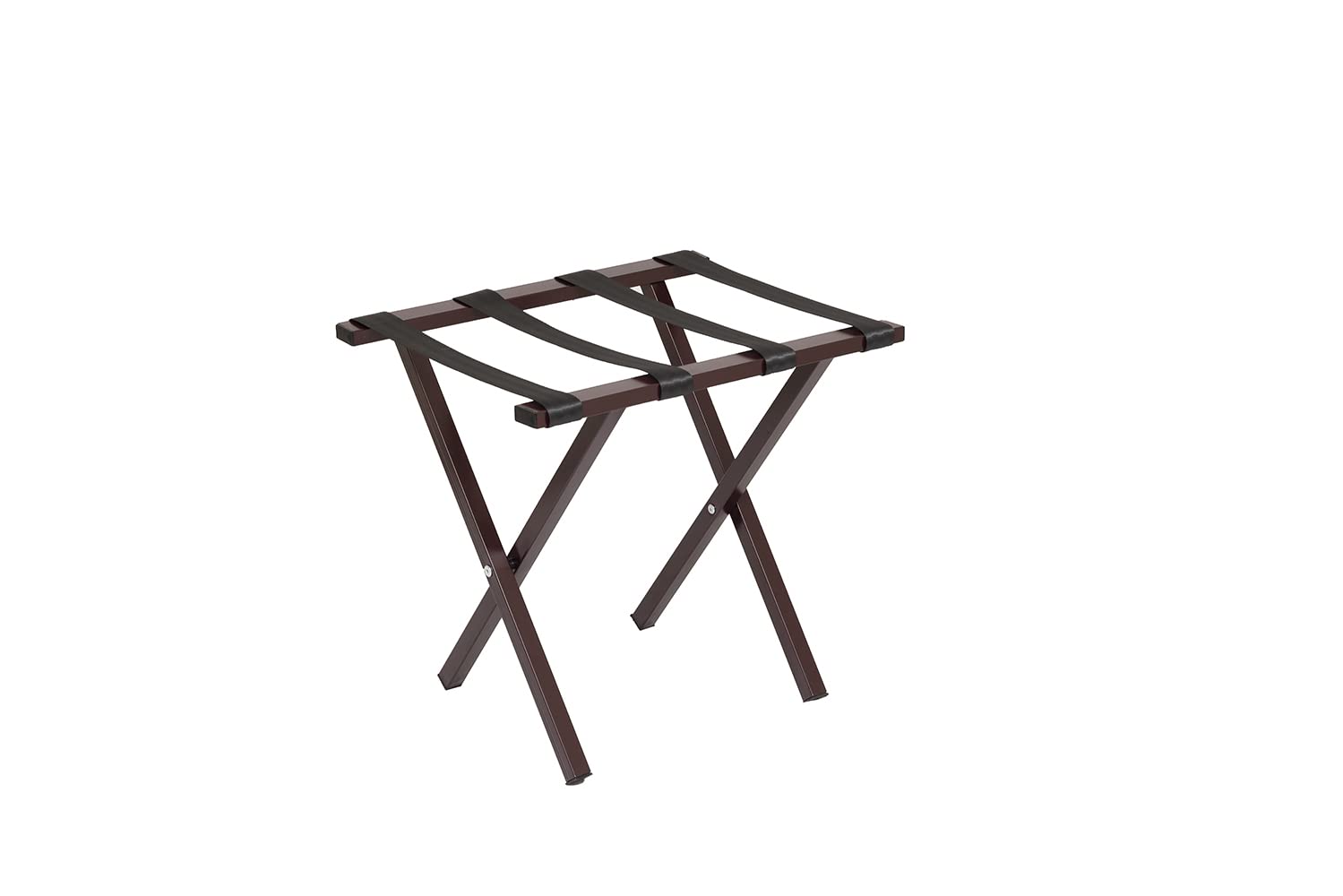 Mabel Home Metal Foldable Luggage Rack, Suitcase Stand with Nylon Straps, 5 Models & 3 Colour, For Hotel, Bedroom, Guest Room, Closet