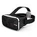 3D VR Glasses, AmiCool 3D Virtual Reality Headset Adjust Cardboard Video Movie Game Box for Apple iPhone 6 6S Plus 5S SE 5 and More Smartphones - Black