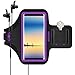 SOSONS Armband for Samsung Galaxy Note 8/9/10/20+,Galaxy S22/S21/S10/S9/S8+, Water Resistant Sports Gym Armband Case for Samsung Galaxy Note/S/A/F Series,with Card Pockets and Key Slot(Purple)