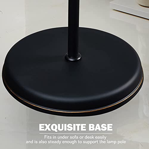 Floor Lamp, Standing Lamp, Torchiere Floor Lamp with 8W Main Light & 6W Adjustable Reading Lamp, Long Lifespan 2700K Eye-Caring Warm Lamps, 72\