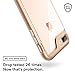Caseology Skyfall for Apple iPhone 8 Plus Case (2017) / for iPhone 7 Plus Case (2016) - Clear Back & Slim Fit - Gold (D)