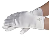 White First Communion Gloves with Rhinestone Cross for Girls by Tip Top