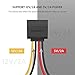 UGREEN SATA Power Extension Cable 3 Pack 15 Pin SATA Male to Female Extender Cable Cord Adapter for Hard Drive Disk, HDD, SSD, PCIE, 8 inches