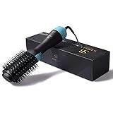 Hot Air Brush, One Step Hair Brush Dryer and Styler, 3 IN 1 Electric Negative Ion Hair Dryers, Curler and Straightener in One