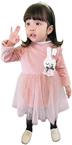 Coper Toddler Baby Girls Bunny Splice Tutu Dress Princess Dress