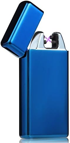 Danle Rechargeable Windproof Double Arc Cigarette Plasma Lighter Flameless Inferno Lighter