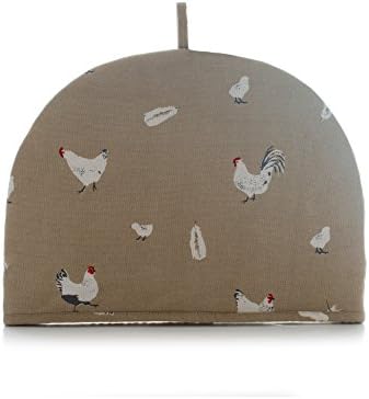 Dexam Rushbrookes Pecking Order 2 Cup Tea Cosy Stone