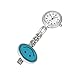 Lookatool® Nurse Clip-on Fob Brooch Pendant Hanging Smile Face Watch Pocket Watch (Blue)
