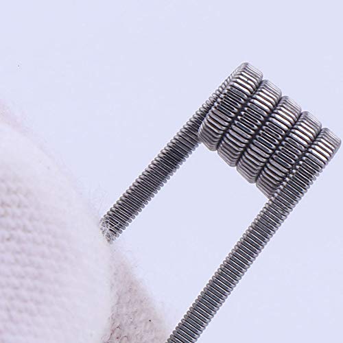 RUIYITECH 100 pcs twisted Fused Hive clapton coils premade wrap wires Alien Mix twisted Quad Tiger Heating Resistance rda coil (Alien 0.45ohm)