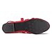 Twisted Womens Faux Suede Strappy Fashion Flats SARA 129-RED Size 9