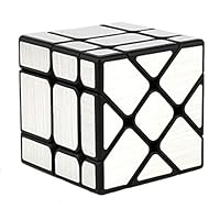 TANCH Mirror Fisher Cube 3X3 YJ Yileng Speed Magic Cube Puzzle Silver