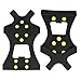 Ice Grips, EONPOW Ice & Snow Grips Cleat Over Shoe/Boot Traction Cleat Rubber Spikes Anti Slip 10 Steel Studs Crampons Slip-on Stretch Footwear (XL:5Pack)
