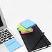24 Pads Self-Stick Notes, 100 Sheets/Pad, Sticky Notes 3x3 inch with Assorted Colors, Post Notes for Study, Works, Daily Life