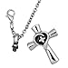 LovelyCharms Cross Urn Necklace for Ashes Stainless Steel Keepsake Memorial Cremation (Cross1)