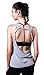 Queenie Ke Women's Yoga Shirts Sports Tops Super Soft Open Back Tank Size M Color Light Grey
