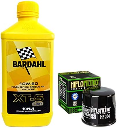 Bardahl XTS C60 10W60 Oil Filter Kit for Yamaha YZF R6 600 2006 2007