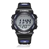 Kids Digital Sport Watch, Boys Outdoor Cool Watches Electronic Waterproof Watch with Chronograph Alarm Stopwatch Calendar - Blue