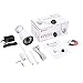 Dericam 1080P Wireless Outdoor Security Camera with Crystal Glass 3MP HD Lens, Full HD 1080P@30FPS, External Memory Card Slot Available, B2A, White