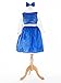 Little Adventures Beauty Day Dress with Bow Costume (X-Large 7-9) - Machine Washable Child Pretend Play and Party Dress with No Glitter
