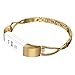 Wearlizer Compatible with Alta Bands Small Silver Rose Gold Alta hr Women Metal Replacement Bands Accessories Straps Bracelet Bangle Wrist Bands Gold