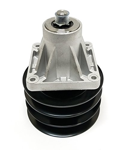MTD Cub Cadet Yard Machine Spindle Assembly with Double Pulley - Compatible Spindle 618-0594 618-0596 618-0431 618-0241, 918-0594 918-0596 918-0431 918-0241 918-0596D