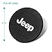 2 Pcs 2.75 inch Car Interior Accessories Anti Slip Cup Mat for Jeep Grand Cherokee Wrangler Compass Cherokee Renegade Patriot Grand Comander Decoration,etc All Models