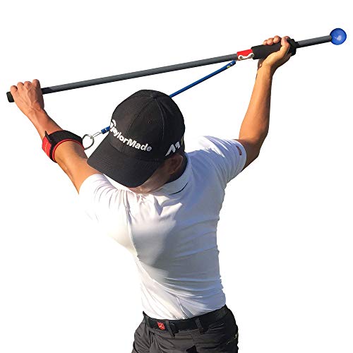 The Most Important Stretch in Golf - A Device, Golf Stretch, Golf Exercise, Golf Swing Train in One Motion. Perfect Practice Warm-Up. Shaft for Strength, Rhythm, Golf Stretching Device. Indoor/Outdoor - Thumbnail 7